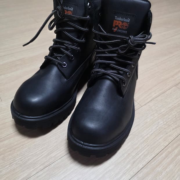 팀버랜드 프로 블랙 스틸토 9