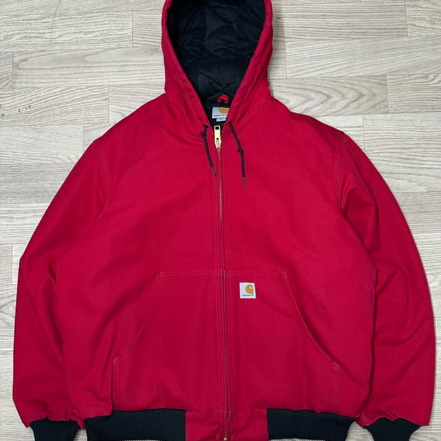 칼하트 J140 레드 액티브 자켓