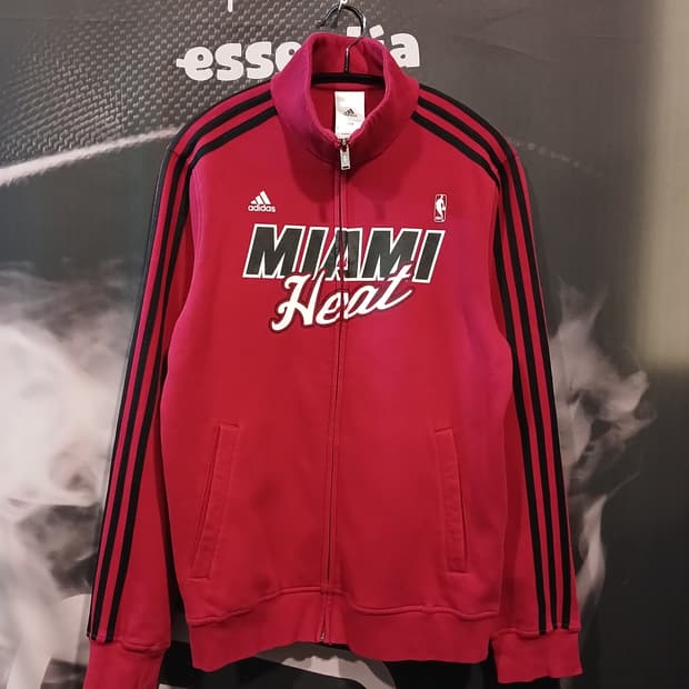  아디다스 NBA 마이애미 히트 팀 로고 트랙 재킷