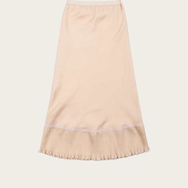 리본빛 사란 스커트 saran skirt