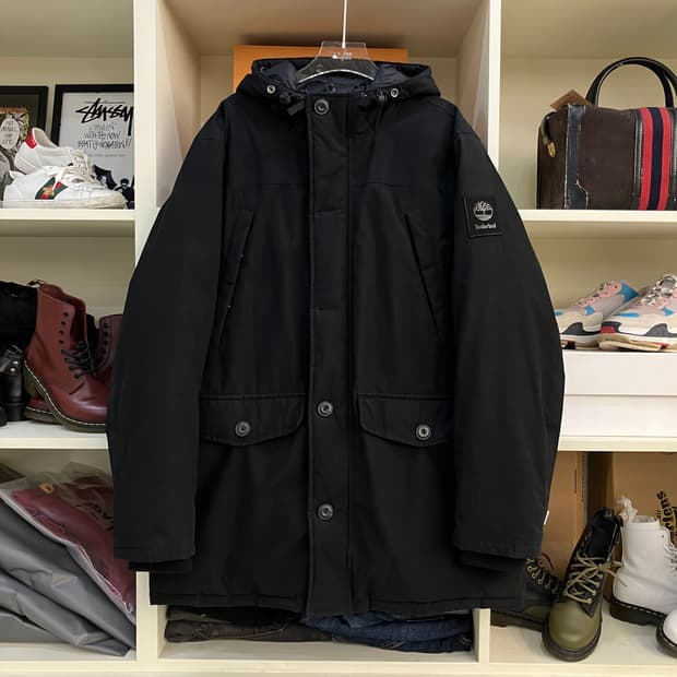 팀버랜드 블랙 패딩 2XL