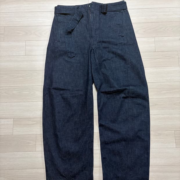 르메르 인디고 트위스트 팬츠 L사이즈