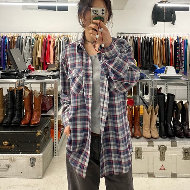 80s LEVI'S ombre shirt 80년대 리바이스 옴브레 셔츠