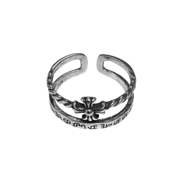 [925 Silver] 크로스 레이어드 오픈링 Cross Layered 