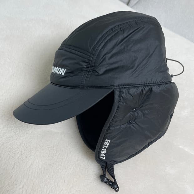 살로몬 써모 트래퍼 햇 블랙