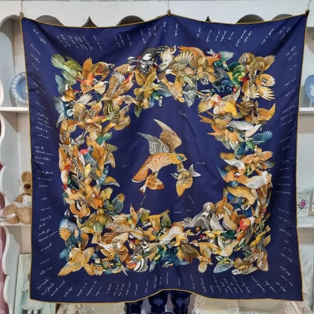 에르메스 렝트뤼 실크스카프