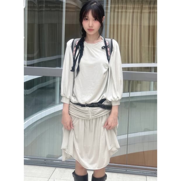 애옹쓰 아르누보 드레스 세이지그린 에옹쓰 원피스 eonts