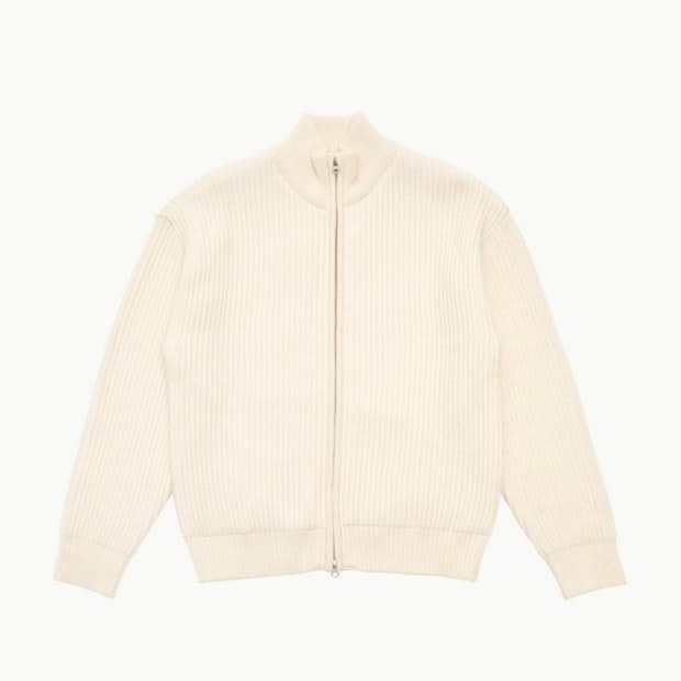 아모멘토 니트블루종 라지 24fw