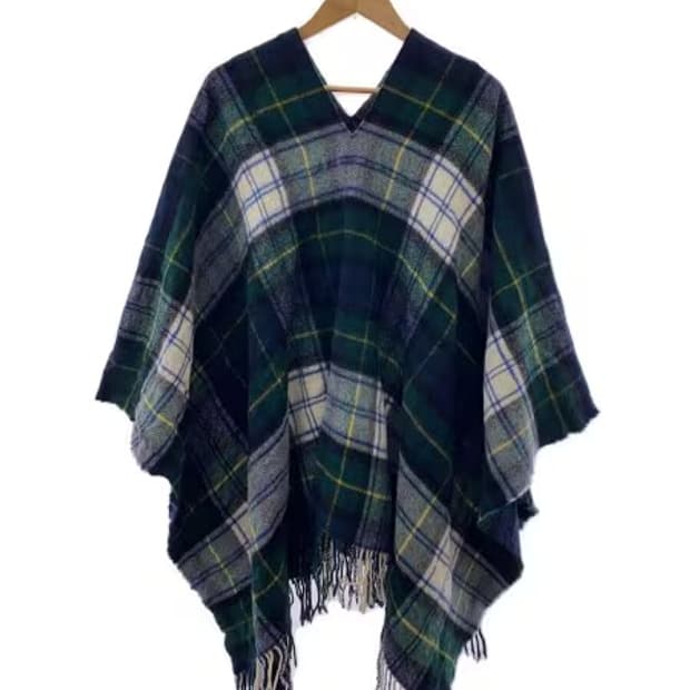 Comme des  garcons x Lochcarron 숄 판초