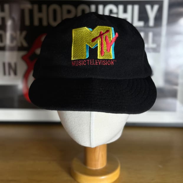 80's MTV 빈티지 엠티비 울 모자 