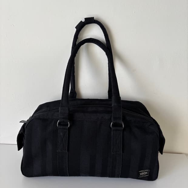 요시다 포터 70주년 기념 보스턴 백 탱고 블랙 가방