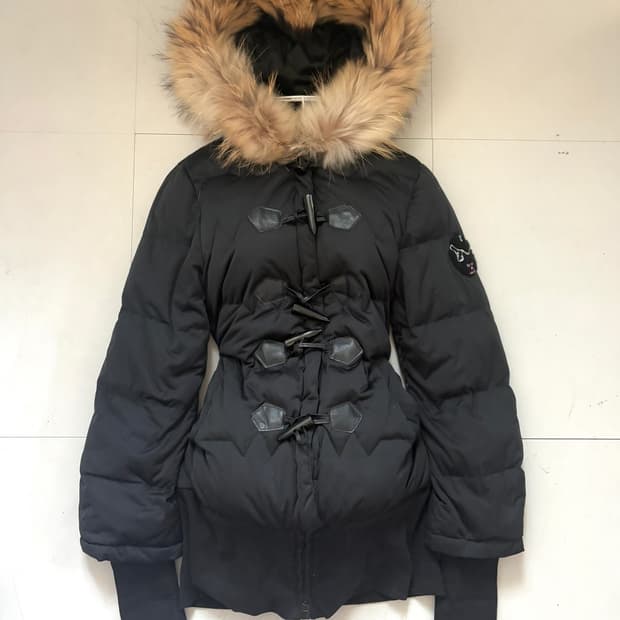 • Duffel coat fur padded coat
