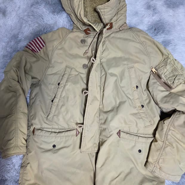 폴로 데님앤서플라이 야상패딩 n3b xl