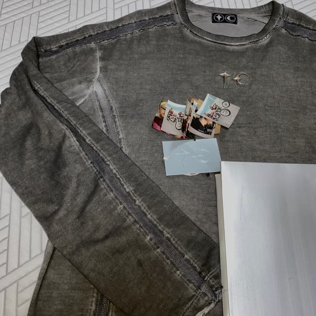 Thug Club 터틀 메시 슬리브 차콜 3