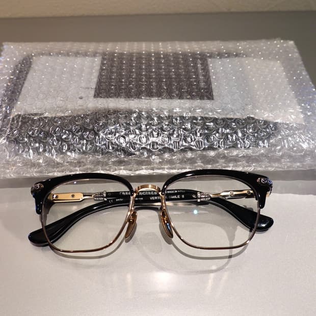 크롬하츠 버티컬스마일2 실버/골드 콤비 안경