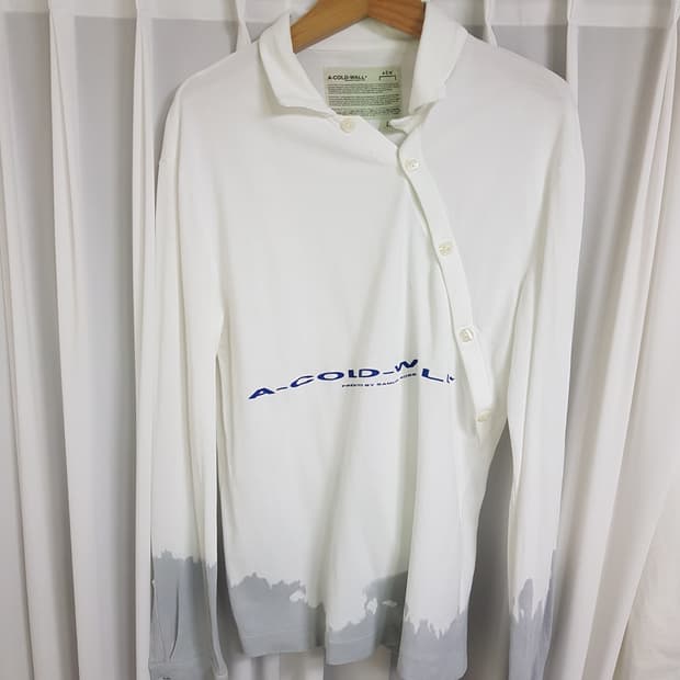 acw 어콜드월 비데칭 날염 셔츠 L