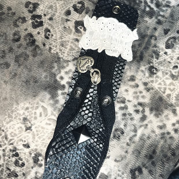 핸드메이드 가죽팔찌 