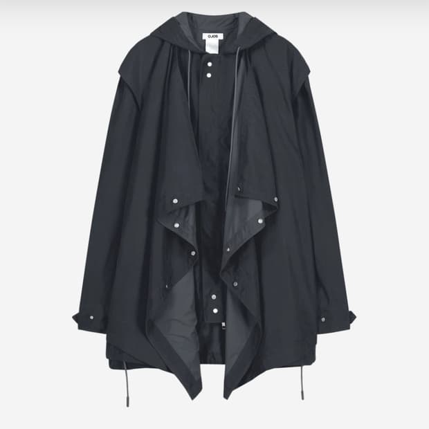Ojos 오호스 Draped Field Parka 구해요