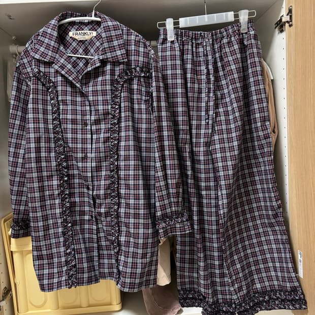 frankly! sleeping Ruffle Pajama Setup