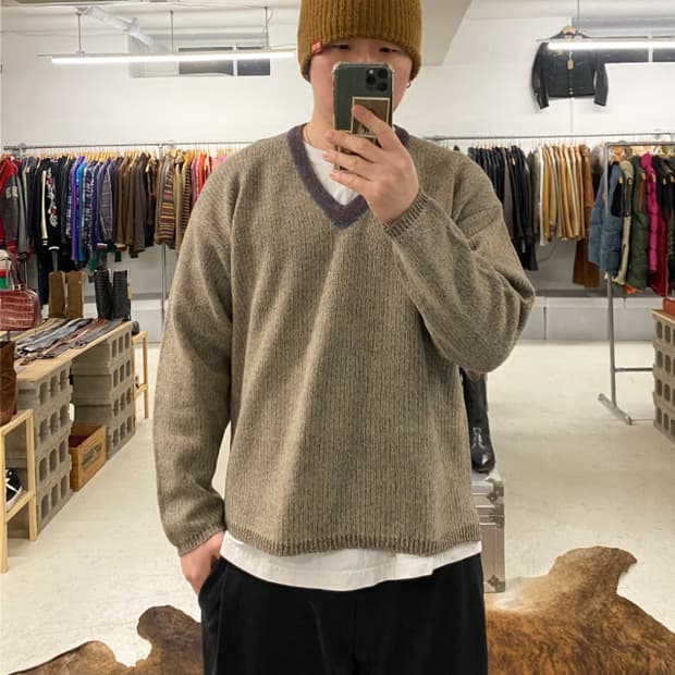 90's J.CREW cricket knit 90년대 제이트루 니트