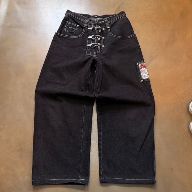 90S 파라수코 파이어후크 데님 팬츠