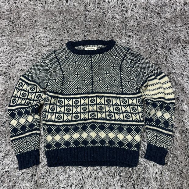 톰브라운 올오버 페어아일 울 스웨터 3