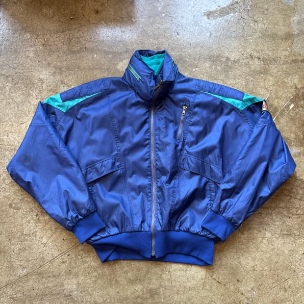 90s 아식스 japan 크롭 듀얼 서모 재킷