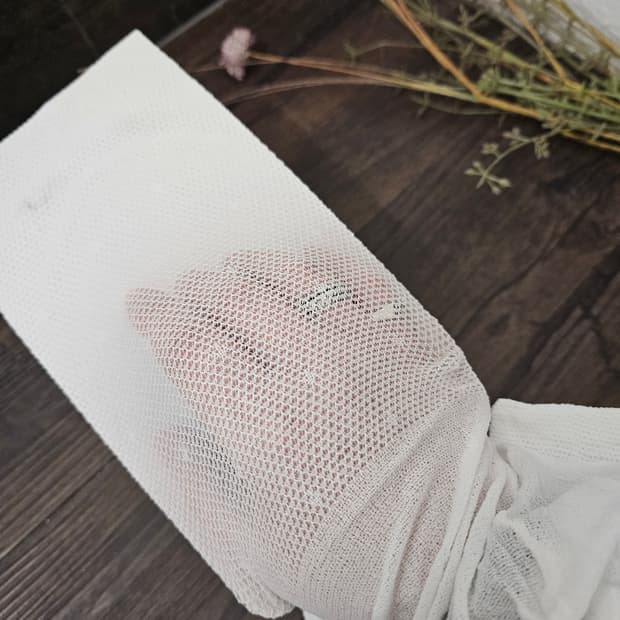 Japan 화이트 망사 패턴 스타킹