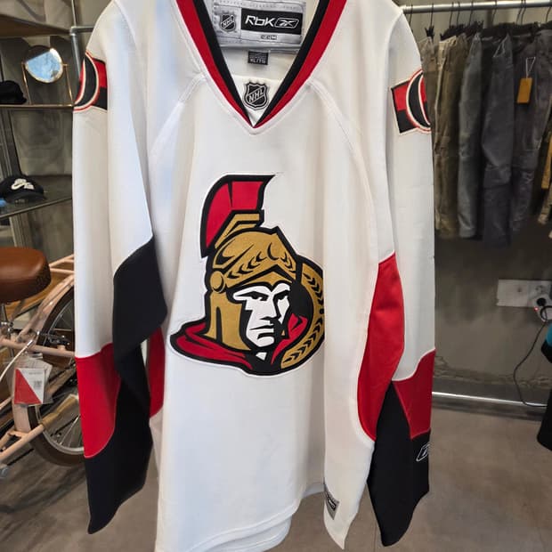 오타와 세네터스 NHL 하키 져지 XL (리복 정품)