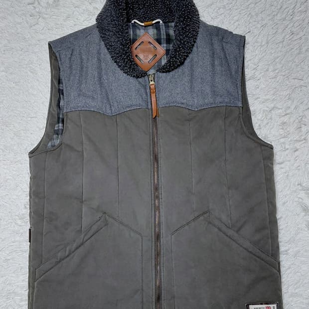 캉골 Kangol Wool Block Vest (XL) - 택비포함