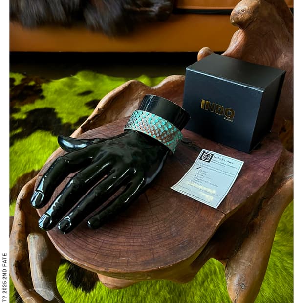 INDO Exotics Real Python Native Bangle