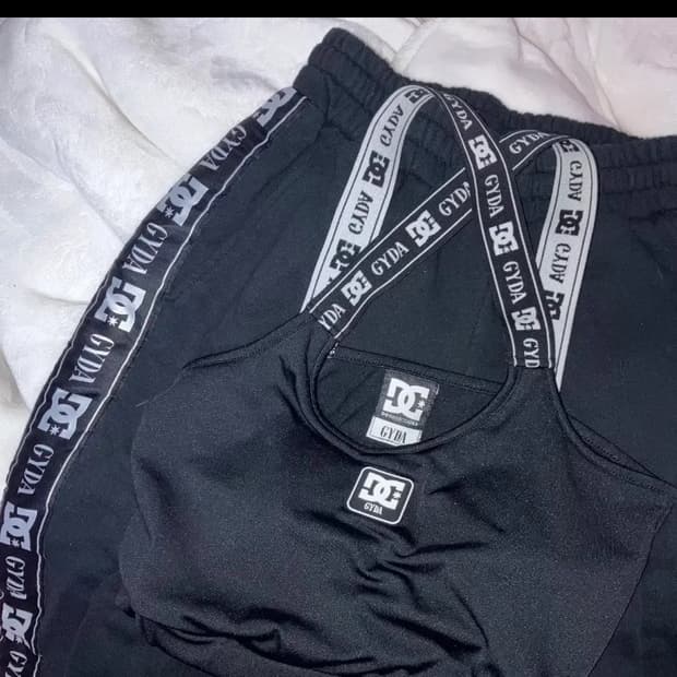 gyda 제이다 갸루 탑 츄리닝바지 탑 세트 츄바 오네갸루