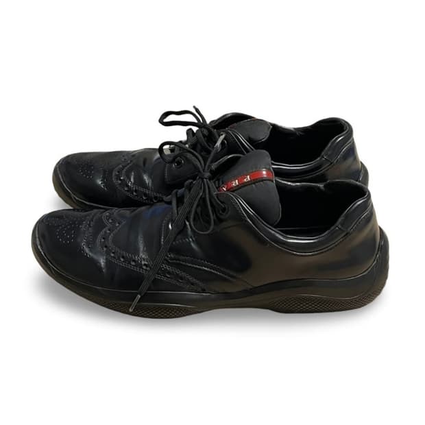 프라다 스포츠 윙팁 슈즈
