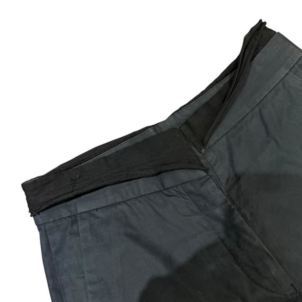 00s helmut lang double waist trousers