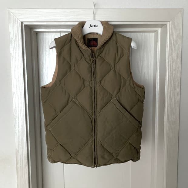 콜림보 x 유나이티드 애로우즈 별주 다운 베스트 colimbo