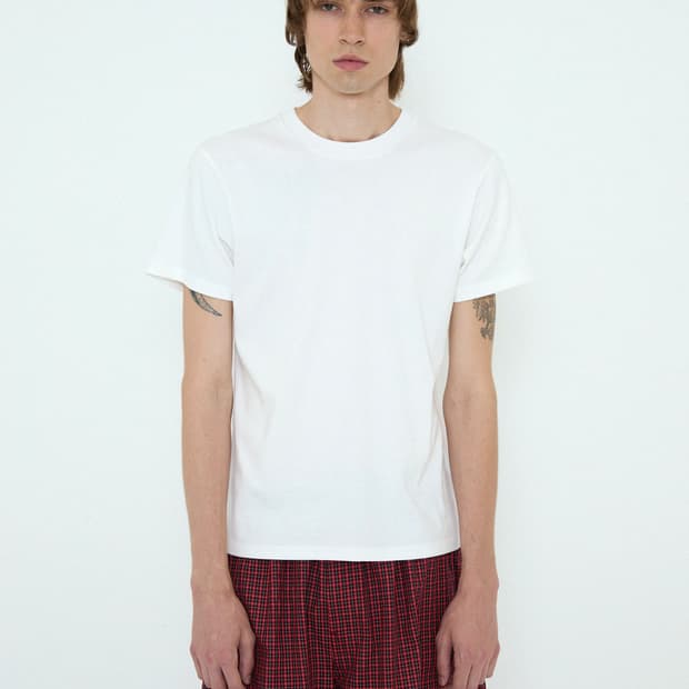 Innir-261 COTTON RIB S/S T-SHIRT (WHITE)