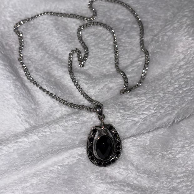 펑크 목걸이 말발굽 별