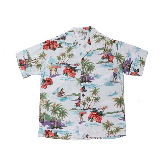 SUNMARI FASHIONS 70~80s 하와이안 셔츠 size M