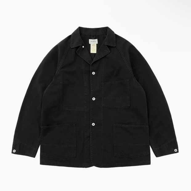 Khakis crewman jacket black L 25fw