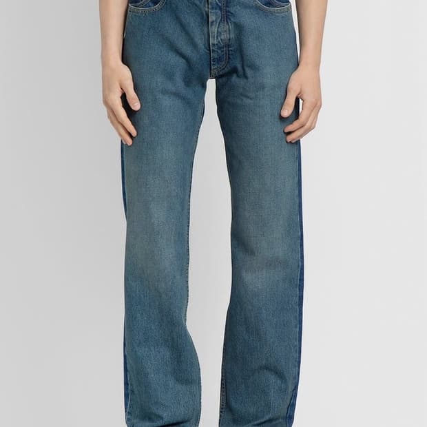 메종 마르지엘라 백스티치 스트레이트 진