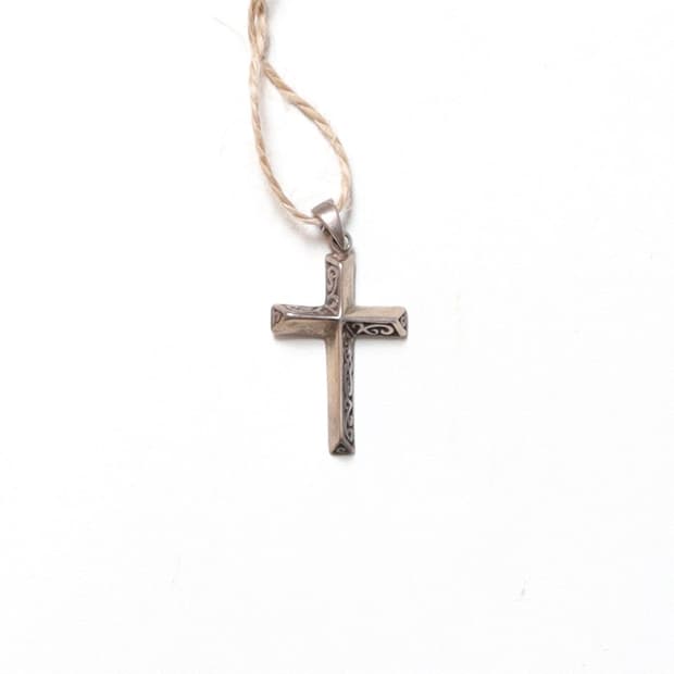 일본빈티지Japan Vintage Silver Cross Pendant