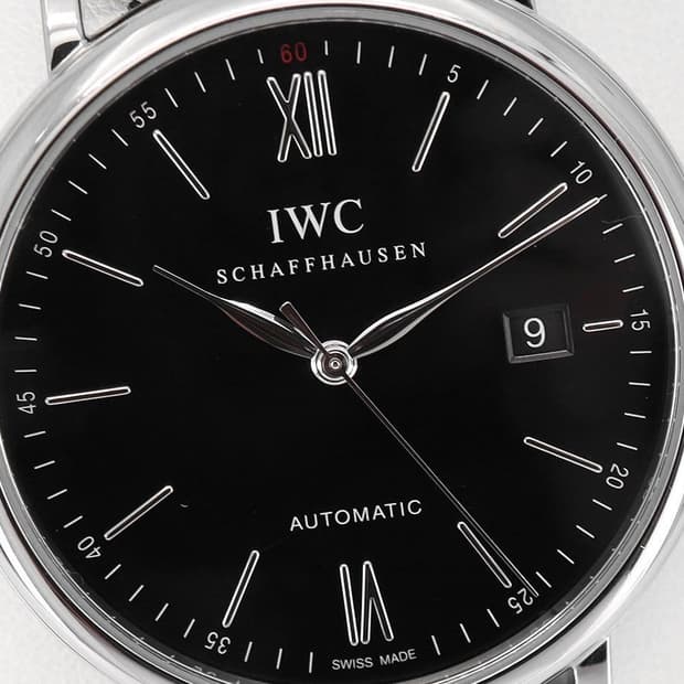 [40MM]IWC 포르투피노 블랙 다이얼