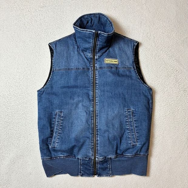 오니츠카타이거 19AW 피그먼트 데님 베스트 PN7586