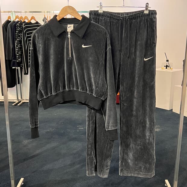 나이키 nsw 벨루어 쿼티집 코듀로이 셋업