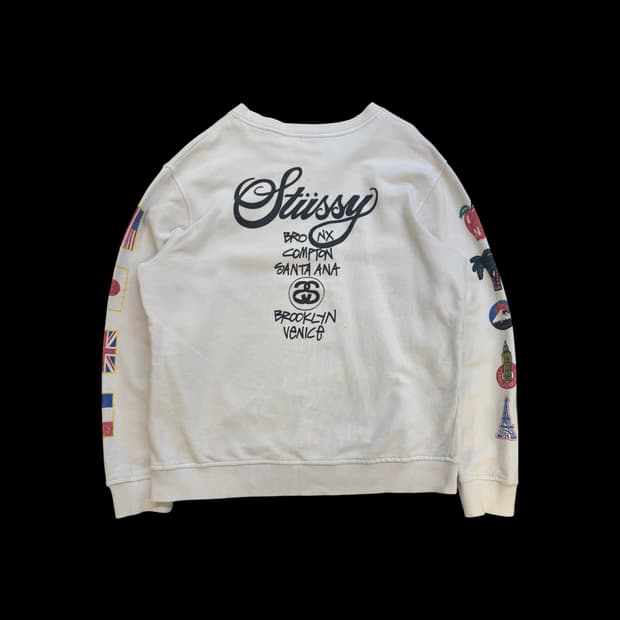 스투시 월드투어 맨투맨