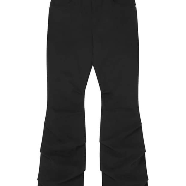 미세키서울 시어링 부츠컷 팬츠 블랙