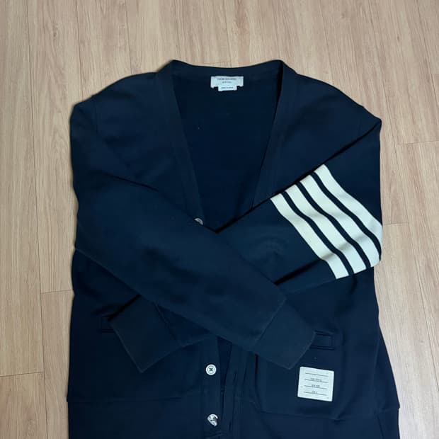 톰브라운 코튼 가디건 네이비 (L)