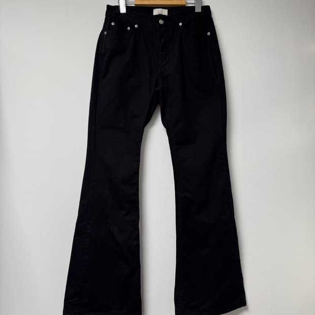 OOT 빈티지 Y2k 블랙 부츠컷 데님 팬츠 M