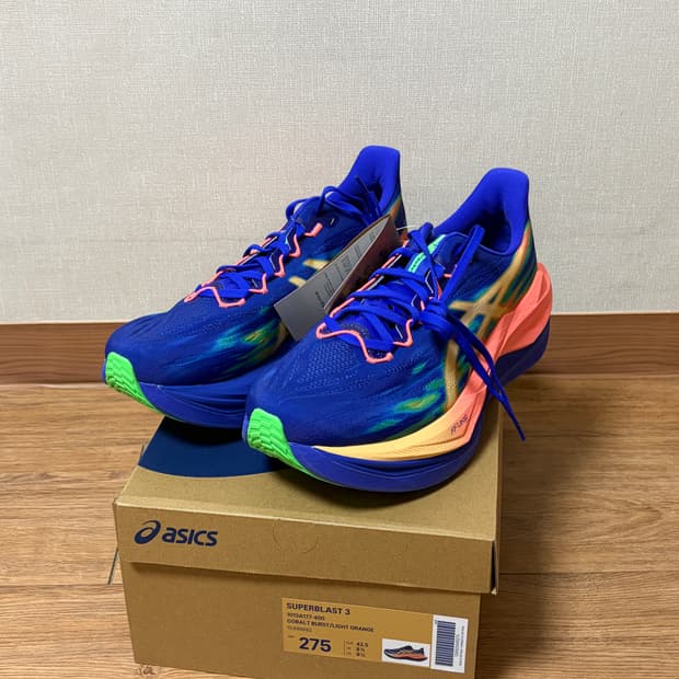 새제품) 아식스 슈퍼블라스트3 275