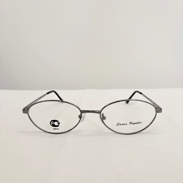 CAREER 실버그레이 오벌 메탈테